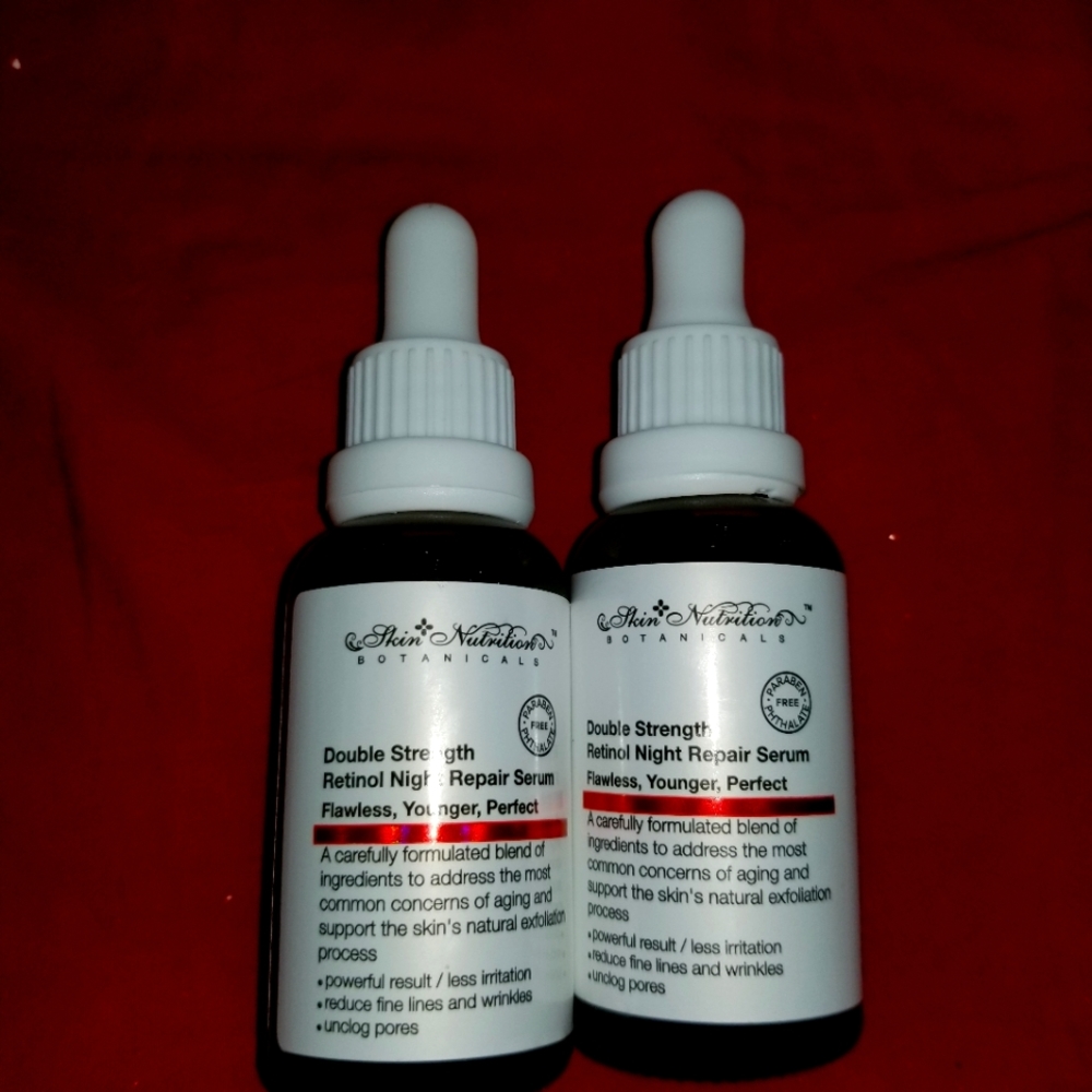 Double strength  retinol night repair  serum 2 pk
